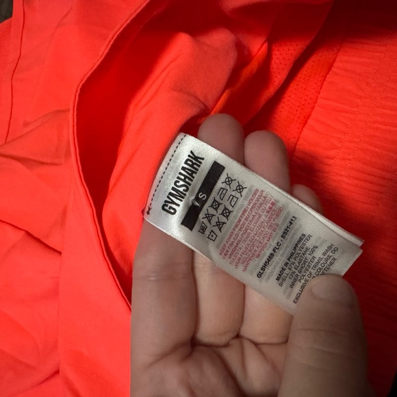 Gymshark Women's Pulse Mid Rise Shorts - in Coral - Picture 7 of 7